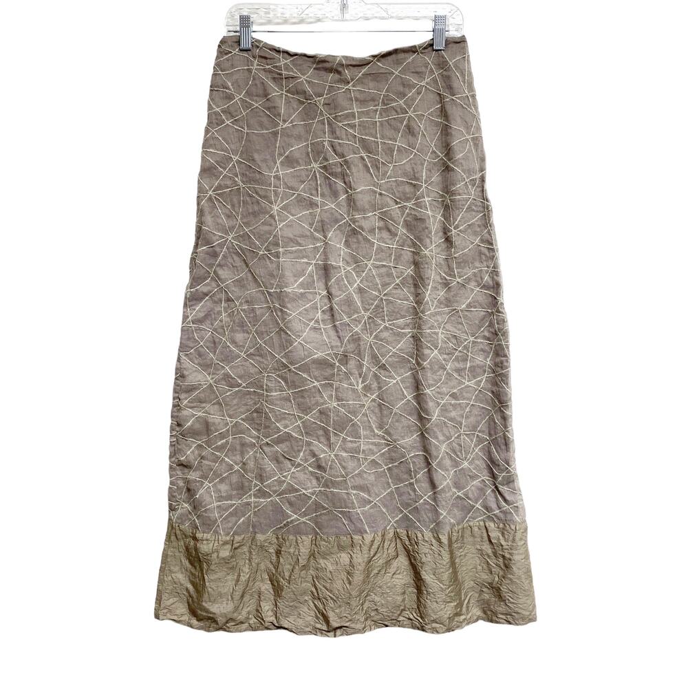 Vintage California I.V.Y Womens Size 10 Embroidered Detail Skirt